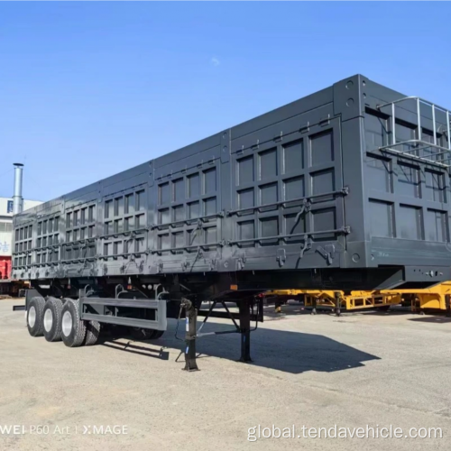 Side Dumping Semi Trailer Side Tipper Dump Trailer Supplier